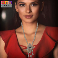 Alloy Metal Krishna Motif Necklace Alloy Metal Krishna Motif Necklace