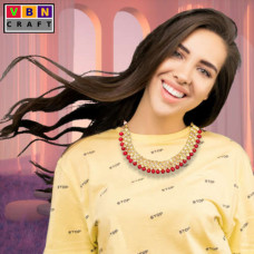 Kundan Red Ruby Beads Necklace