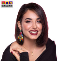 Multi Color Paper Quiling Earrings Multi Color Paper Quiling Earrings