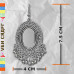 Oxidised Silver Color Dangler Mirror Earrings Oxidised Silver Color Dangler Mirror Earrings