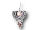 oxidised-stud-drop-earrings-with-conde-pink-artificial-stones