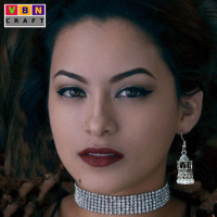 Oxidized Lantern Zhumka Earrings Oxidized Lantern Zhumka Earrings